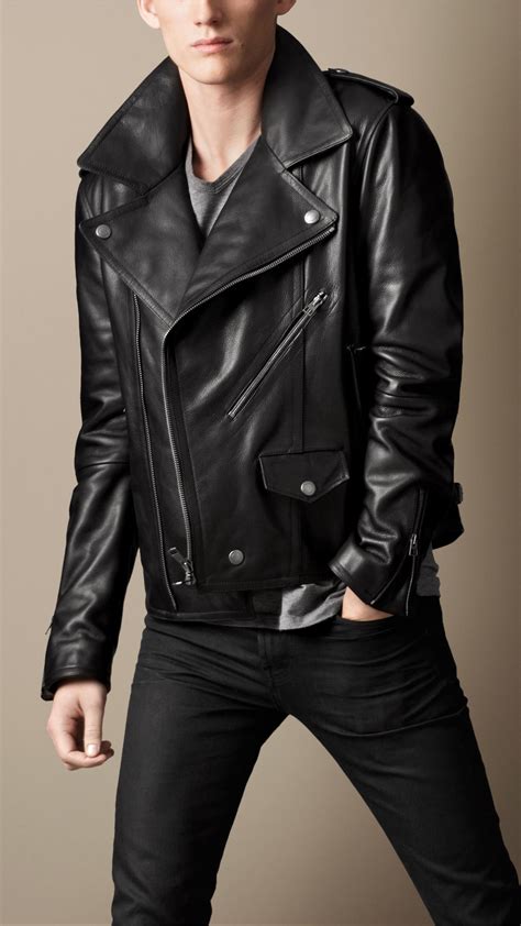 burberry biker jacket men|burberry denim jacket men's.